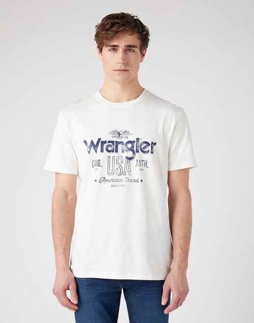 Футболка Wrangler, размер XXL, белый