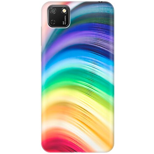 фото Re:pa накладка transparent для huawei y5p / honor 9s с принтом "разноцветные нити"
