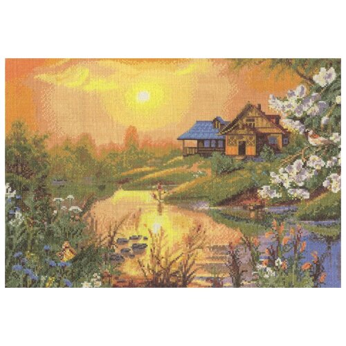 фото Набор для вышивания крестиком panna золотая серия, на теплом солнышке (ps-0935)