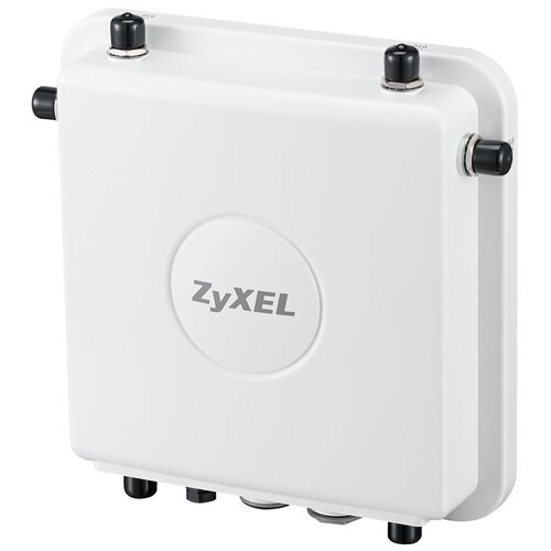 Wi-Fi роутер ZYXEL NebulaFlex Pro WAC6553D-E, белый точка доступа zyxel nebulaflex pro wax650s wax650s eu0101f ax3600 10 100 1000base tx