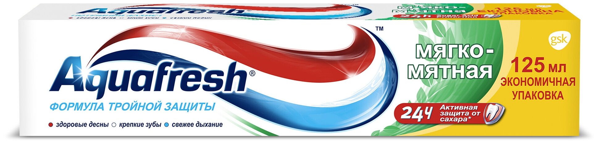 AQUAFRESH мягко-мятная зубная паста 125 мл