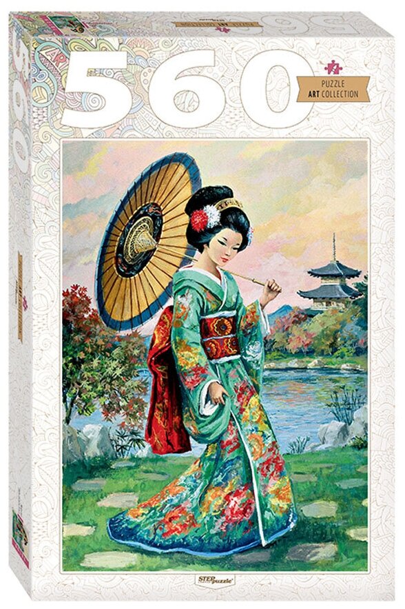 Пазл-560 "Японка" (78109) Степ Пазл - фото №1