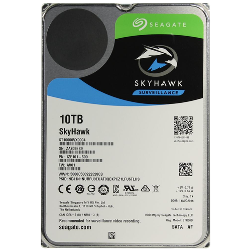 Жесткий диск Seagate SkyHawk 10 ТБ ST10000VX0004