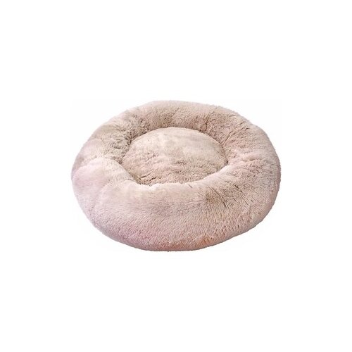 Лежак Пушистый сон оранжевый 60*60*16 см