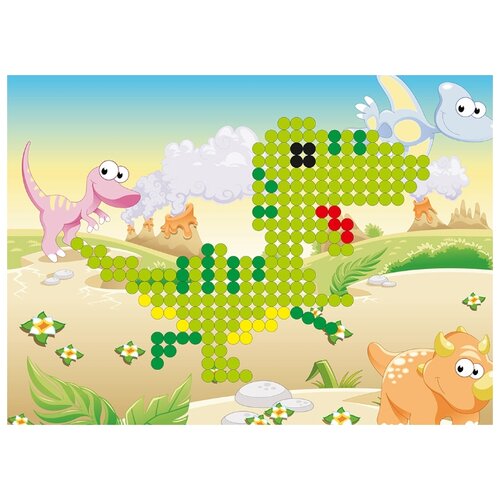 Мозаика Hobbius 20529 см 03 Динозавр MDS-04 463₽