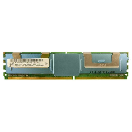 Оперативная память Micron 4GB 2Rx4 PC2-5300F DDR2-667MHz [MT36HTF51272FY-667E1]