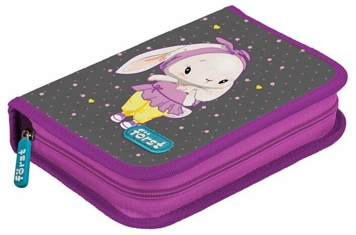 Пенал-книжка без наполнения Grey bunny200х140х40мм Forst