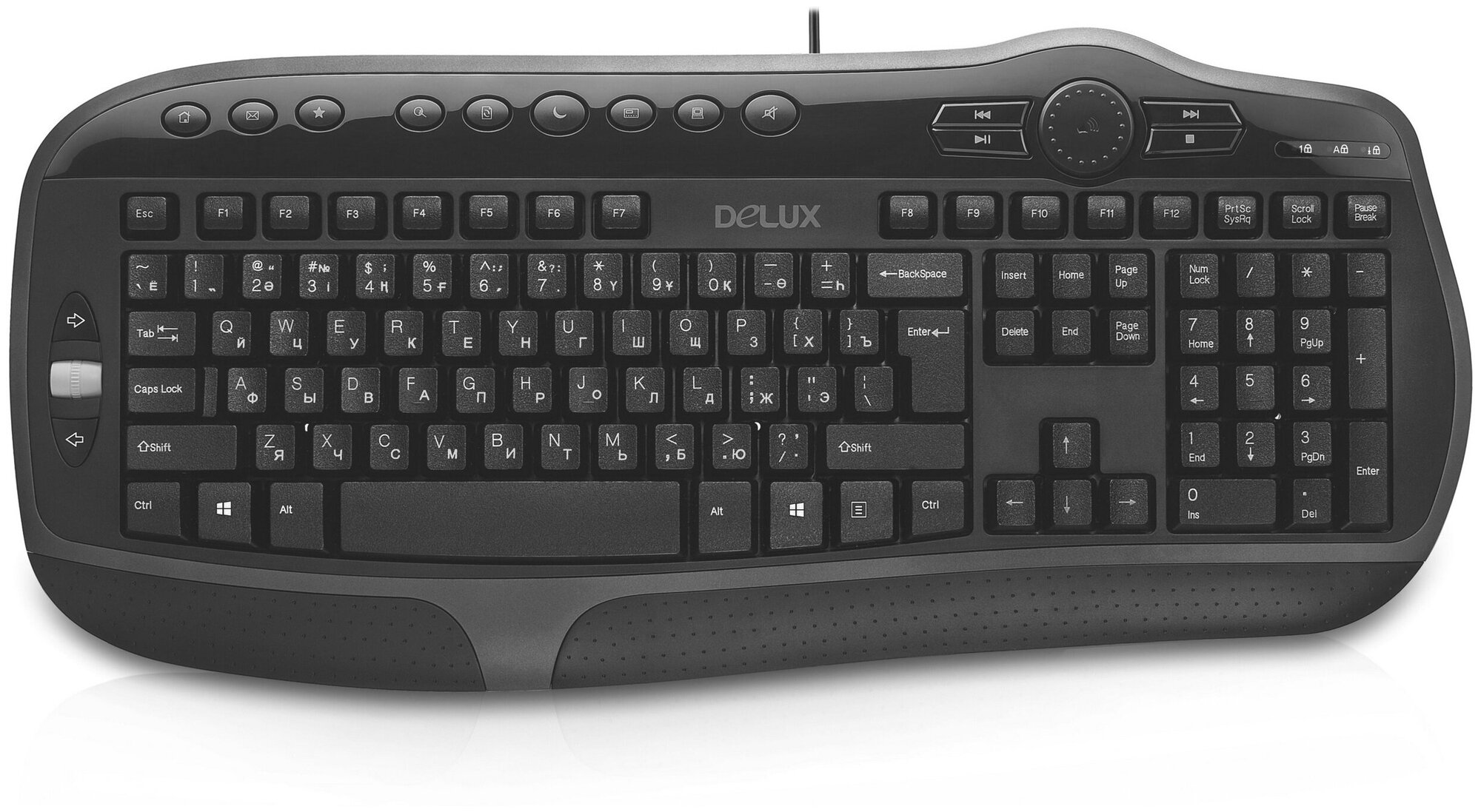 Клавиатура Delux K9050 Black USB