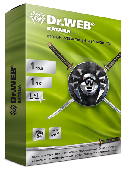 Dr.Web KATANA, на 36 мес., 1 лиц., право на использование (LHW-KK-36M-1-A3)