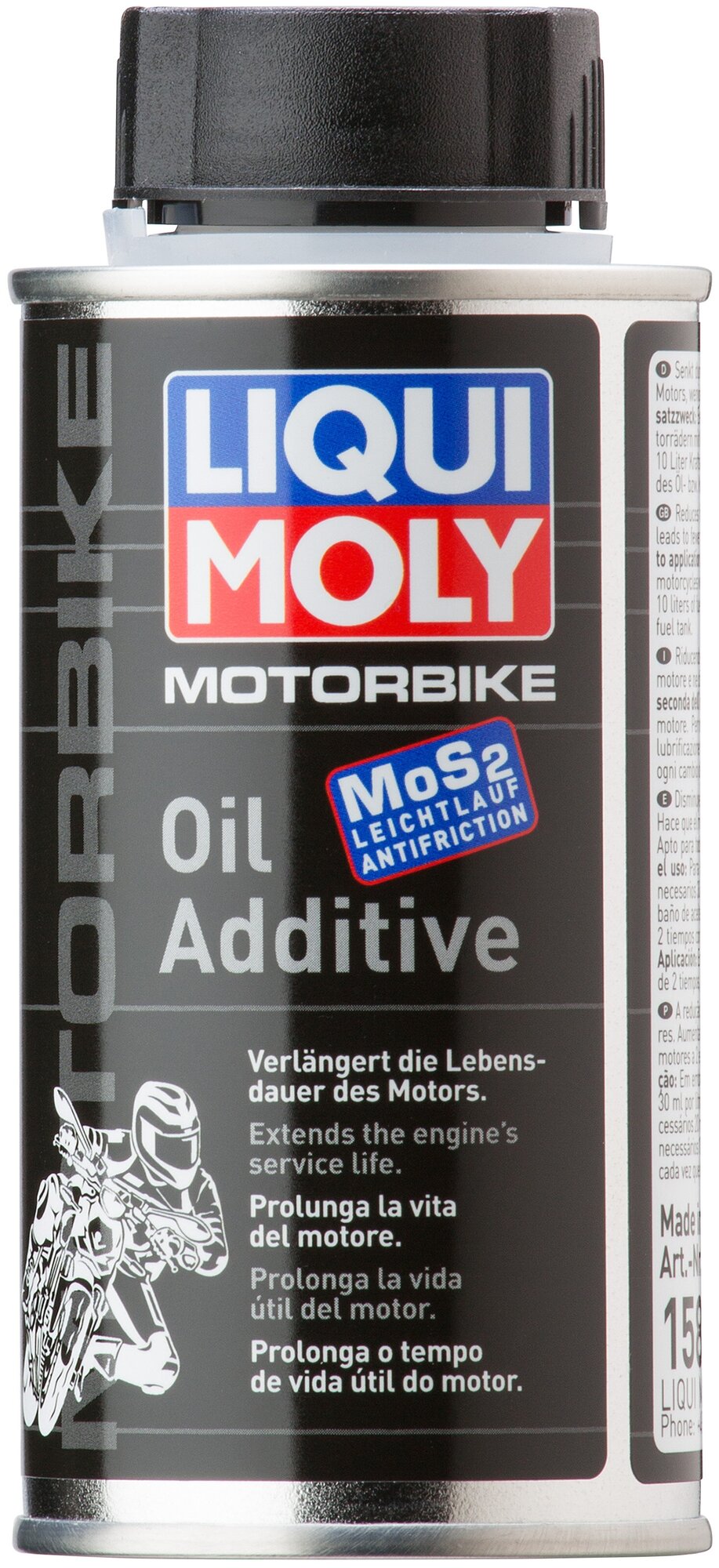 1580 Motorbike-Oil Additiv — Антифрикционная присадка в масло для мотоциклов 0.125 л.