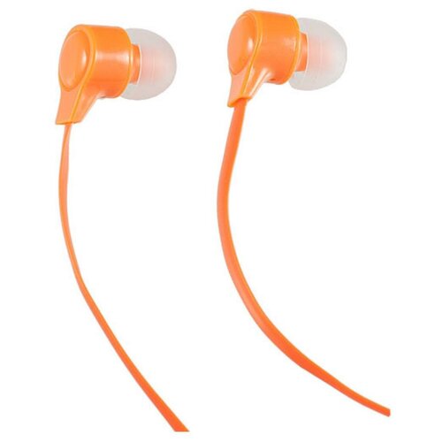 Проводные наушники Perfeo Base, orange наушники perfeo base mini jack 3 5 mm orange