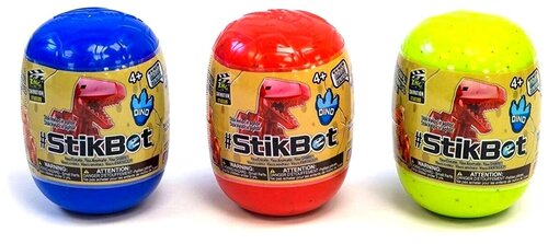 Фигурка STIKBOT Stikbot - Динозавр в яйце EB002, 6 см