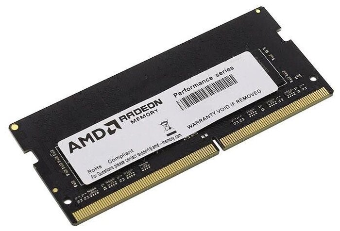 Модуль памяти DDR4 8GB AMD 2133MHz black Non-ECC, CL15, 1.2V, RTL - фото №2
