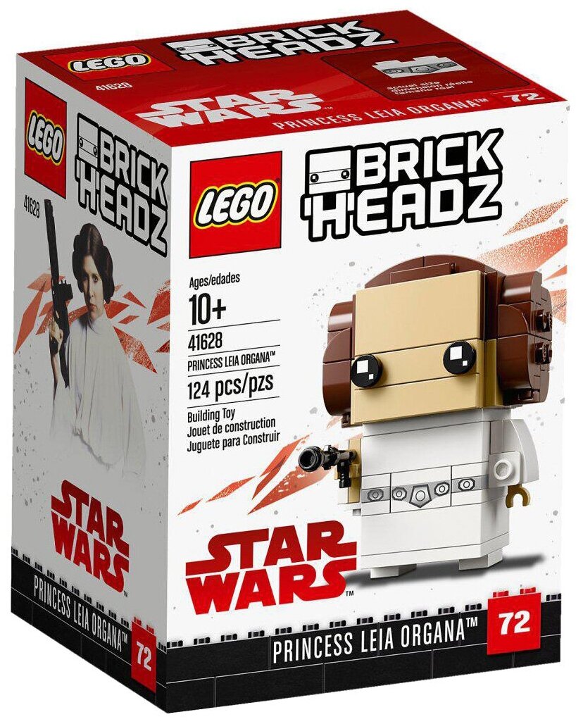 Lego Конструктор LEGO BrickHeadz 41628 Принцесса Лея Органа