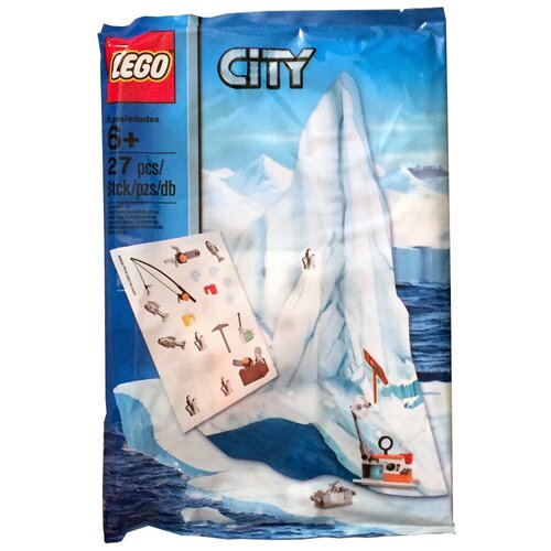 Конструктор LEGO City 5002136 Арктический набор, 27 дет. lego city конструктор lego city воздушная гонка 140 деталей 60260