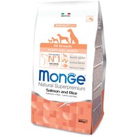 Monge Dog Speciality Puppy&Junior корм для щенков всех пород лосось с рисом, 800г
