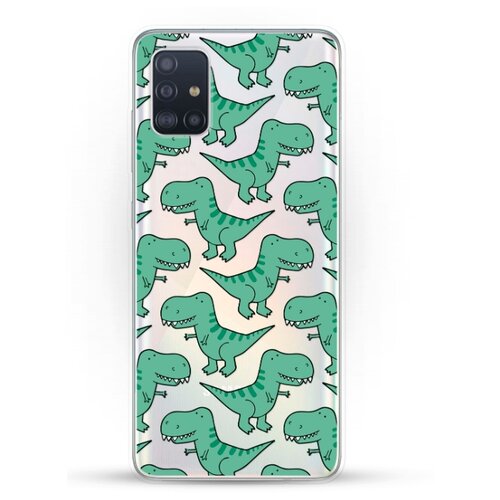фото Силиконовый чехол динозавры на samsung galaxy a51 andy & paul