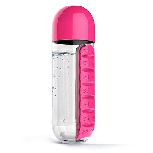 фото Бутылка для воды-органайзер для таблеток glk-120 gelberk