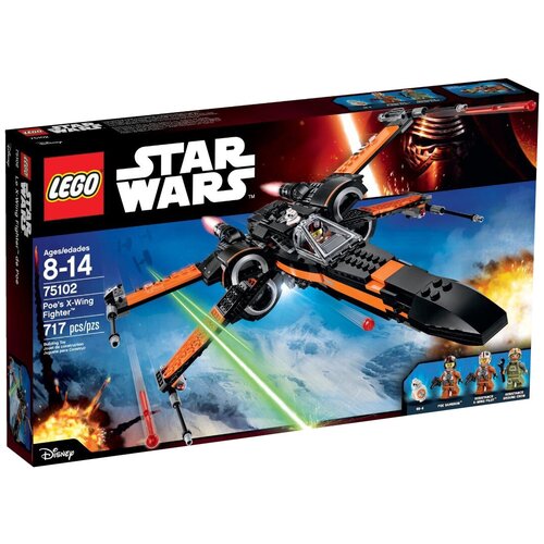 LEGO Star Wars 75102 Истребитель По, 717 дет. lego star wars 75101 истребитель особых войск первого ордена 517 дет