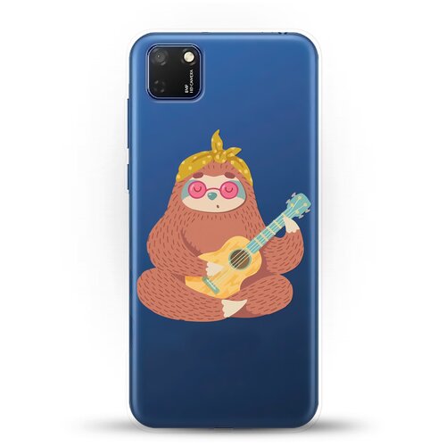 фото Силиконовый чехол лама с гитарой на honor 9s andy & paul