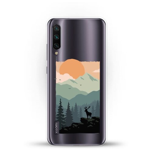 фото Силиконовый чехол горы и лес на xiaomi mi a3 andy & paul