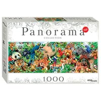 Пазл Step puzzle Panorama Мир животных (79402), 1000 дет., разноцветный