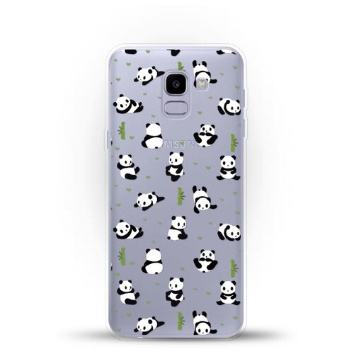 фото Силиконовый чехол панды на samsung galaxy j6 (2018) andy & paul