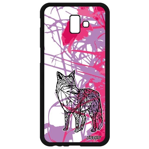 фото Чехол на мобильный samsung galaxy j6 plus 2018, "лиса" коварная зверь utaupia