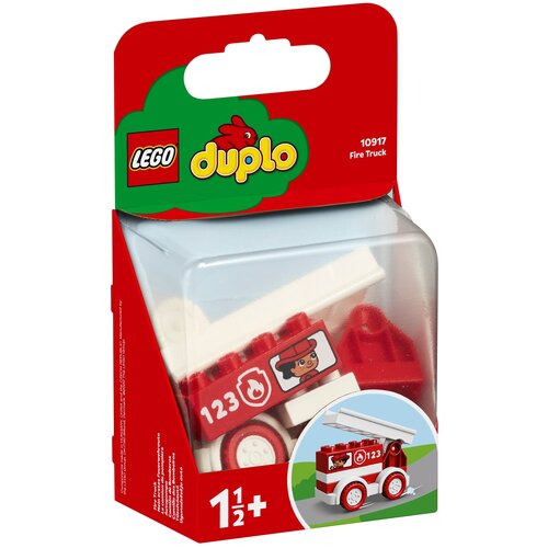 LEGO DUPLO 10917 Пожарная машина, 6 дет. lego duplo пожарная часть и вертолёт 10970