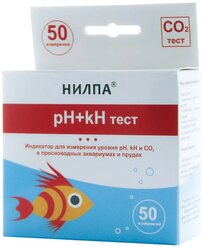 Nilpa pH+kH тесты для аквариумной воды, 2 шт., 15 мл