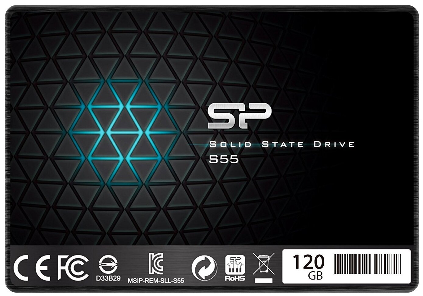 Твердотельный накопитель Silicon Power Slim S55 SATA III 120Gb SP120GBSS3S55S25