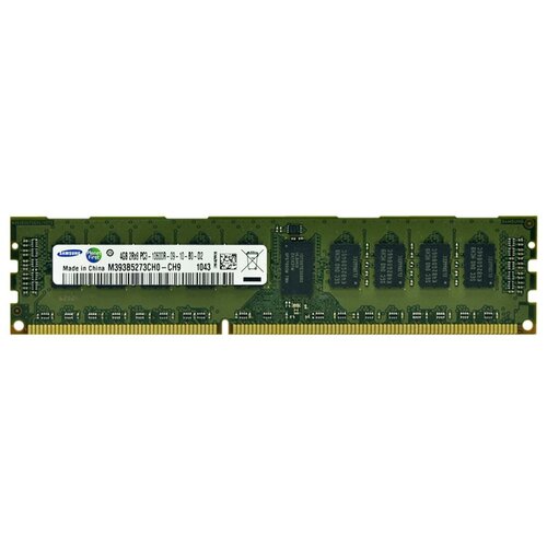 Оперативная память Samsung 4 ГБ DDR3 1333 МГц DIMM CL9 M393B5273CH0-CH9 оперативная память samsung 4 гб ddr3 1333 мгц dimm cl9 m378b5273dh0 ch900