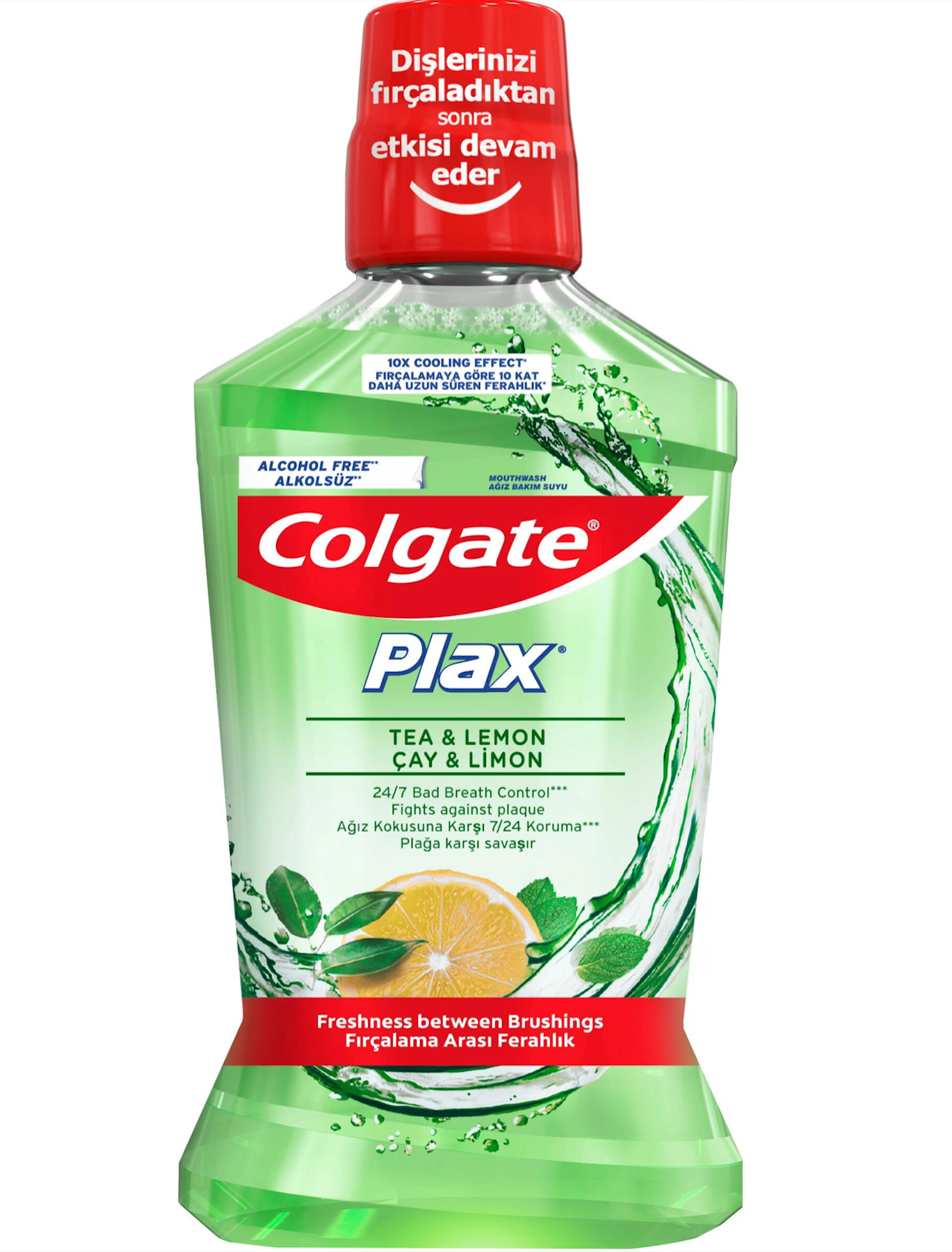 Колгейт Плакс / Colgate Plax Свежесть чая и лимон - Ополаскиватель для полости рта, 500 мл