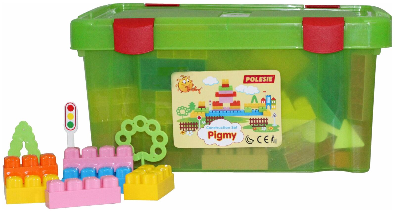 Конструктор полесье 50618 Малютка, 182 элемента (в контейнере)