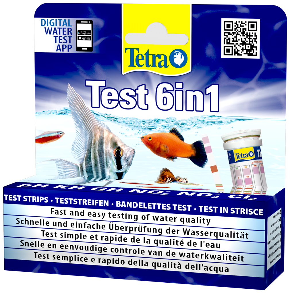 Тест для воды в аквариуме Tetra Test 6in1 (25 шт.)