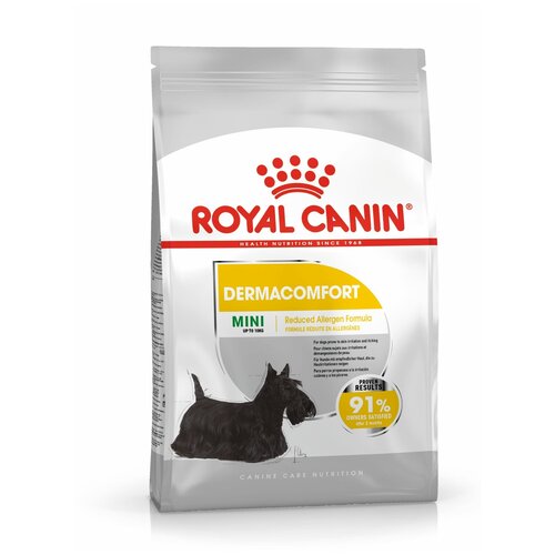 Корм сухой ROYAL CANIN MINI DERMACOMFORT ветеринарная диета для собак с раздраженной и зудящей кожей 3 кг х 5 шт корм сухой royal canin ветеринарная диета для кошек поддержание оптимальной формы после кастрации или стерилизации 1 5 кг х 3 шт