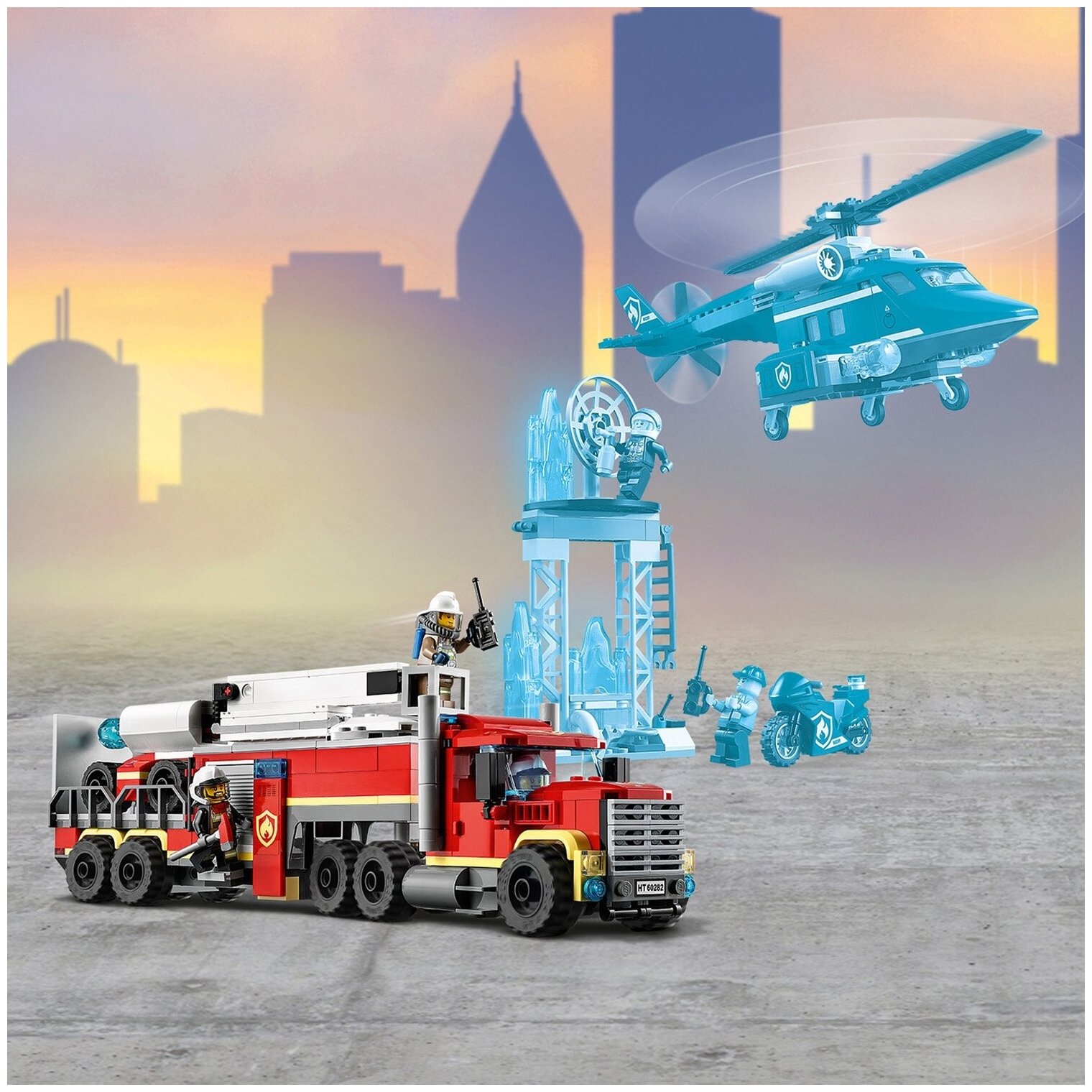 LEGO City 60282 Конструктор ЛЕГО Город Команда пожарных - фото №7