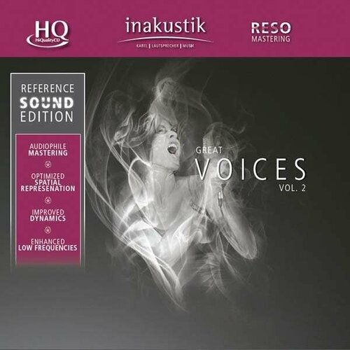 cd диск inakustik 0167506 great women of song hqcd CD Диск Inakustik 0167502 Great Voices, Vol. II (HQCD)