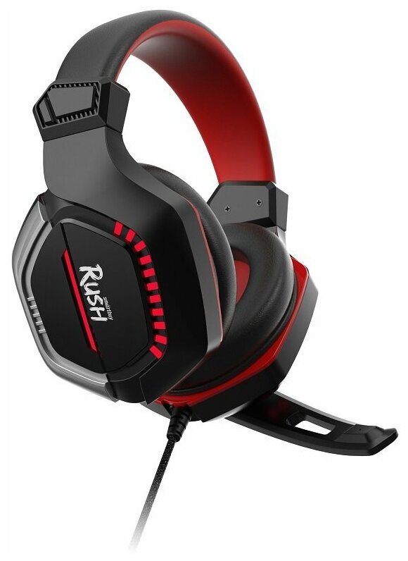 Проводные наушники SmartBuy Rush Crushem черныйкрасный