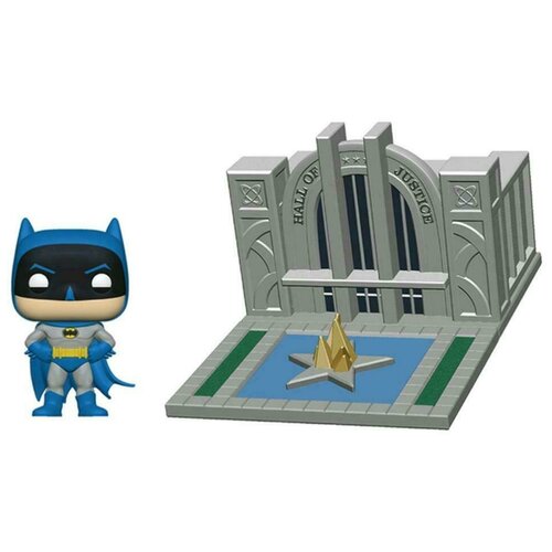 Фигурка Funko POP! Town: Batman 80th: Зал Справедливости 44469, 9.5 см фигурка funko pop heroes batman 80th batman 1995