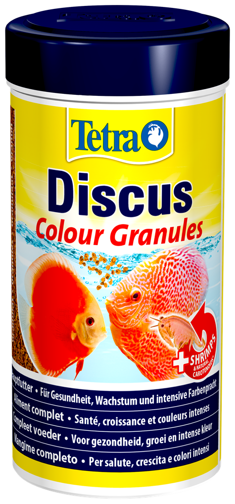 Корм для улучшения красной окраски дискусов TETRA Diskus Color 250ml гранулы - фотография № 1