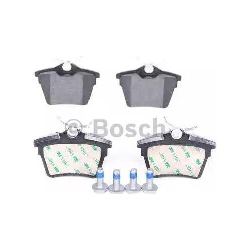 Дисковые тормозные колодки задние Bosch 0986494095 для Peugeot 405, Peugeot 607, Peugeot 407, Citroen C5 (4 шт.)