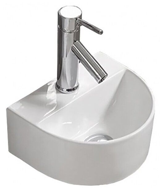 Раковина для ванной подвесная CeramaLux 7781 без перелива - фотография № 7