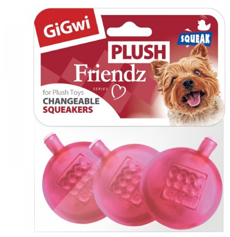 Игрушка для собак GiGwi Сменные пищалки (75520)