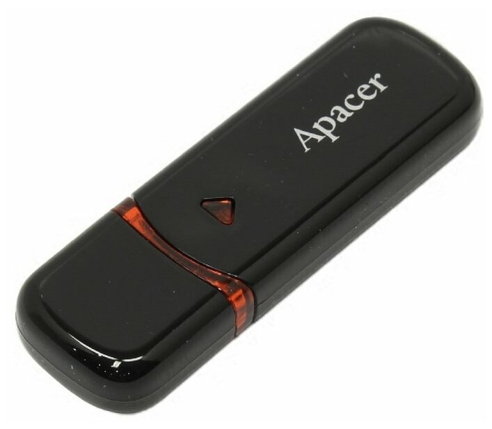 Накопитель USB 2.0 APACER AH333 32GB Black (AP32GAH333B-1) - фото №1