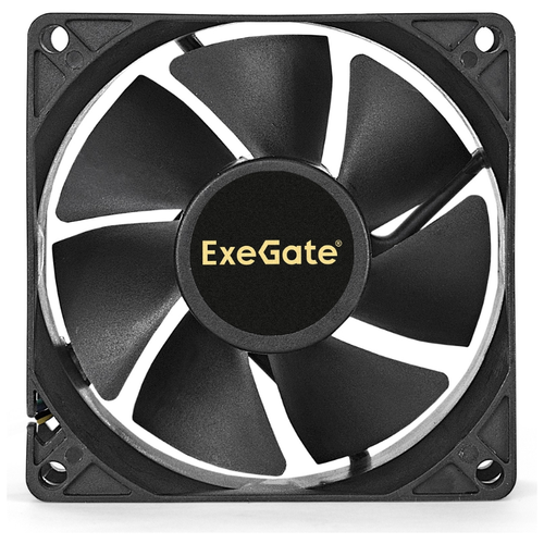 Вентилятор для корпуса ExeGate EX08025SM, черный