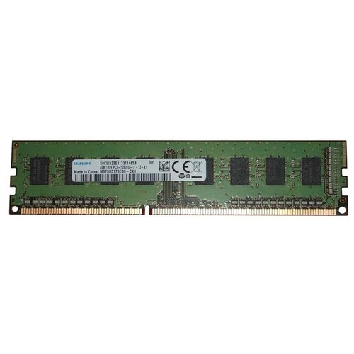 Оперативная память Samsung 4 ГБ DDR3 1600 МГц DIMM CL11 M378B5173EB0-CK000 190000₽