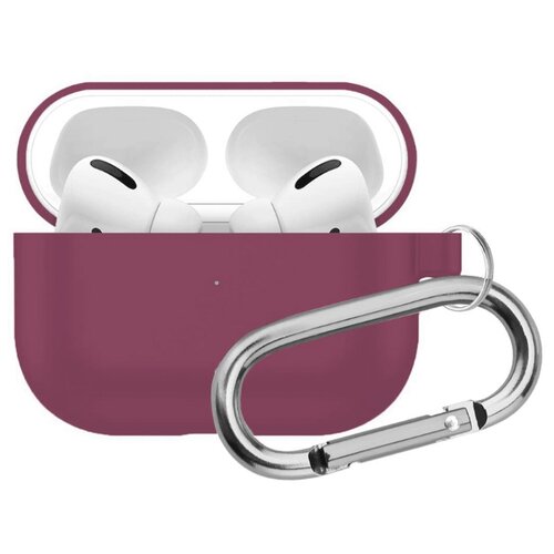 фото Чехол для apple airpods pro силиконовый innozone hang case - малиновый (app-20c-mk-13)