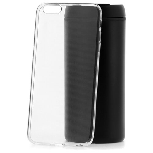 фото Чехол накладка для телефона ip 6 plus/6s plus derbi slim silicone прозрачный