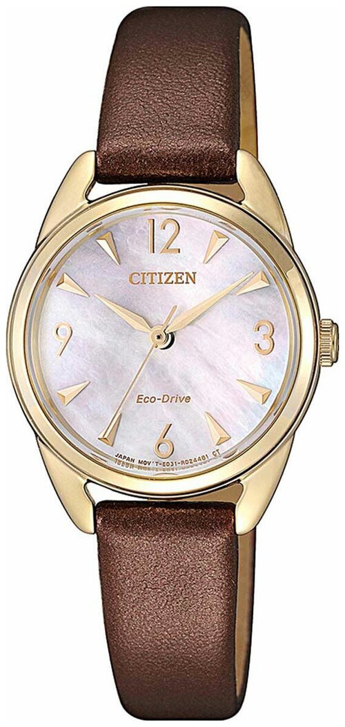 Наручные часы CITIZEN Elegance, коричневый